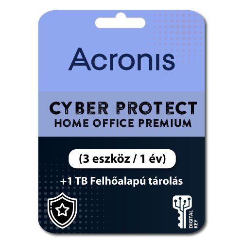 Acronis Cyber Protect Home Office Premium (3 urządzeń / 1 rok) + 1 TB Magazyn w chmurze