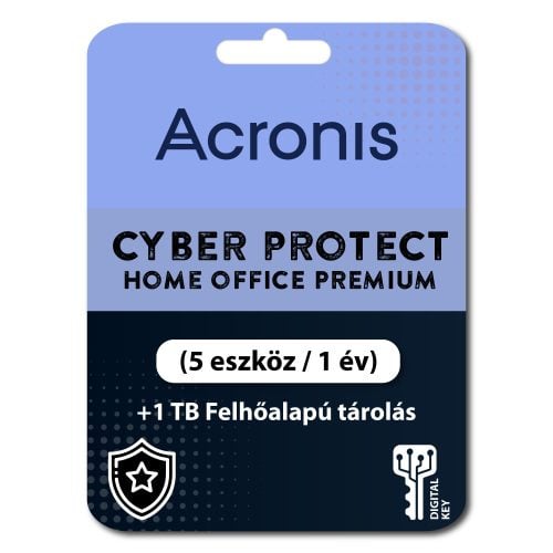 Acronis Cyber Protect Home Office Premium (5 urządzeń / 1 rok) + 1 TB Magazyn w chmurze