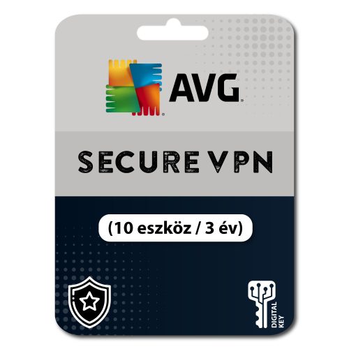 AVG Secure VPN (10 urządzeń / 3 lata)