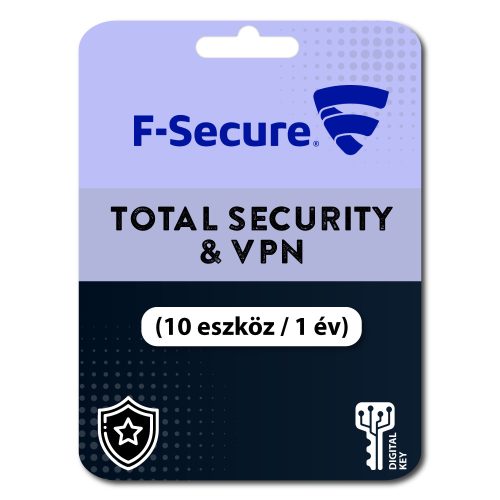 F-Secure Total Security & VPN (10 urządzeń / 1 rok)