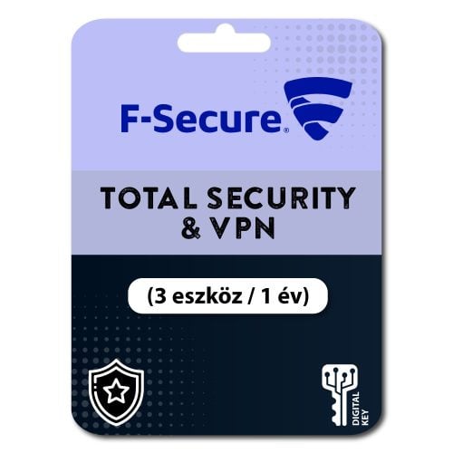 F-Secure Total Security & VPN (3 urządzeń / 1 rok)