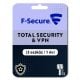 F-Secure Total Security & VPN (3 urządzeń / 1 rok)