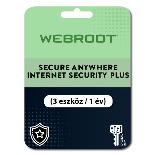 Webroot SecureAnywhere Internet Security Plus (EU) (3 urządzeń / 1 rok)