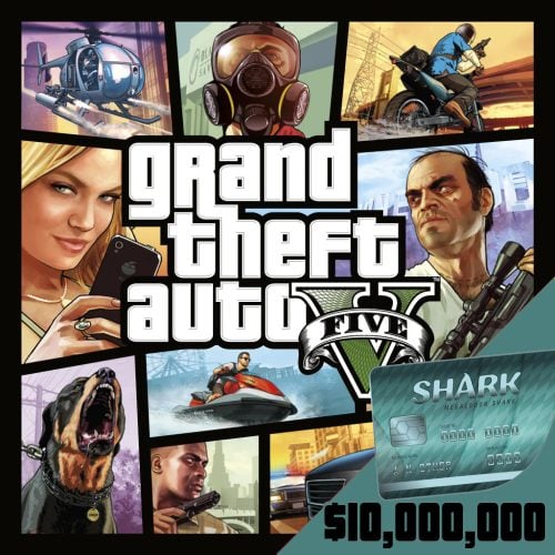 Grand Theft Auto V + Megalodon Shark Cash Card ($10.000.000)