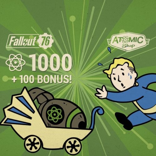 Fallout 76 - 1000 (+100 Bonus) Atoms